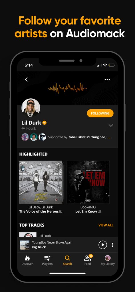 Audiomack mod APK 2025