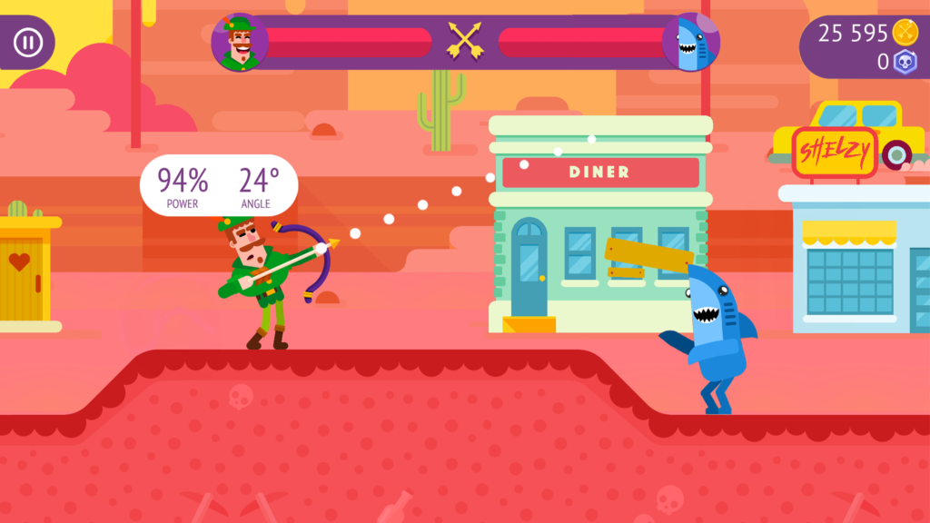 Bowmasters Mod APK free Shopping